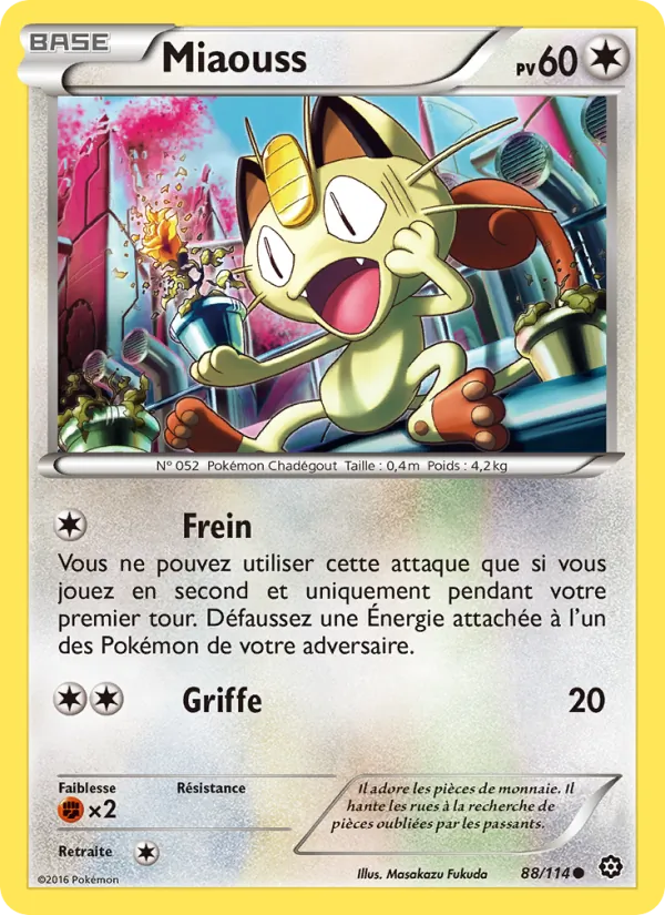 Carte Miaouss de l'extension Offensive Vapeur, numéro 88/114
