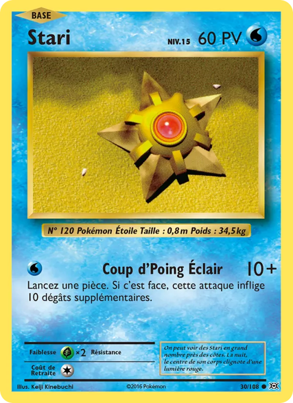 Carte Stari de l'extension Évolutions, numéro 30/108