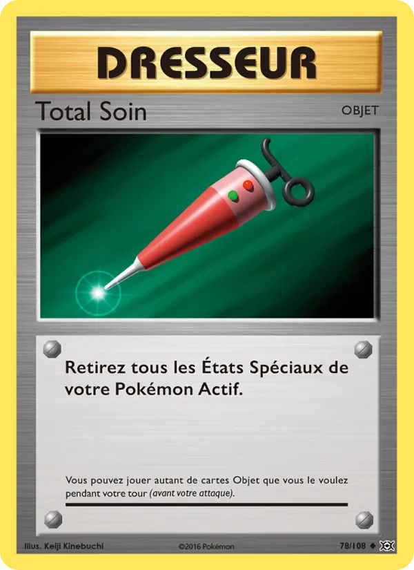 Carte Total Soin de l'extension Évolutions, numéro 78/108