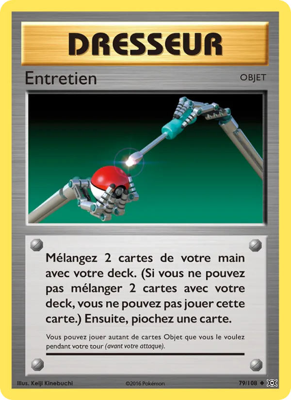 Carte Entretien de l'extension Évolutions, numéro 79/108