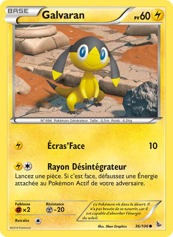Carte Galvaran de l'extension Étincelles, numéro 36/106
