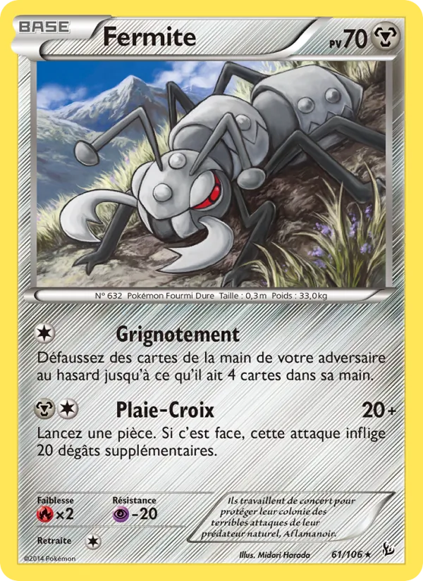 Carte Fermite de l'extension Étincelles, numéro 61/106