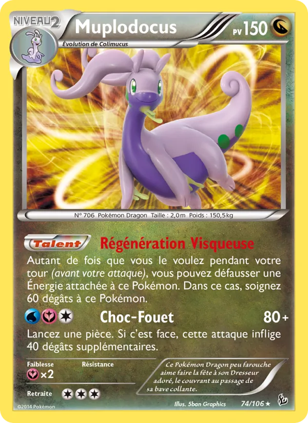 Carte Muplodocus de l'extension Étincelles, numéro 74/106