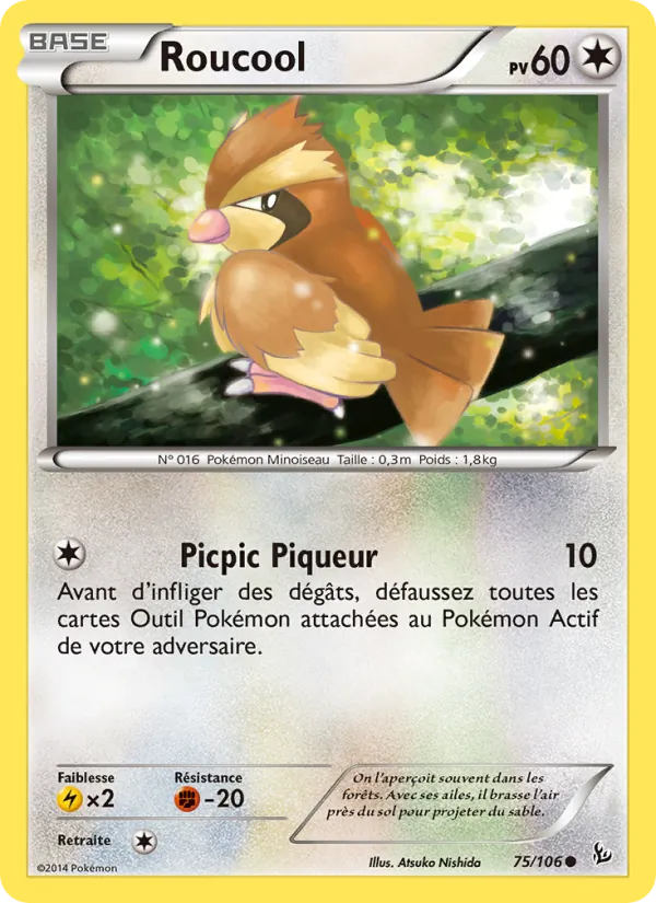 Carte Roucool de l'extension Étincelles, numéro 75/106