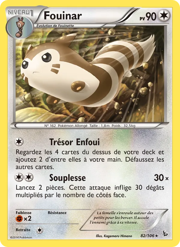 Carte Fouinar de l'extension Étincelles, numéro 82/106