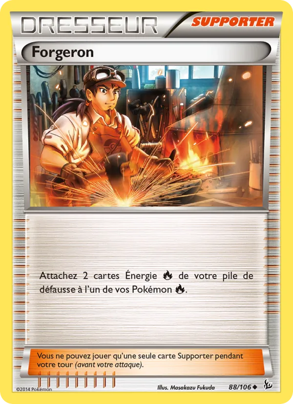Carte Forgeron de l'extension Étincelles, numéro 88/106