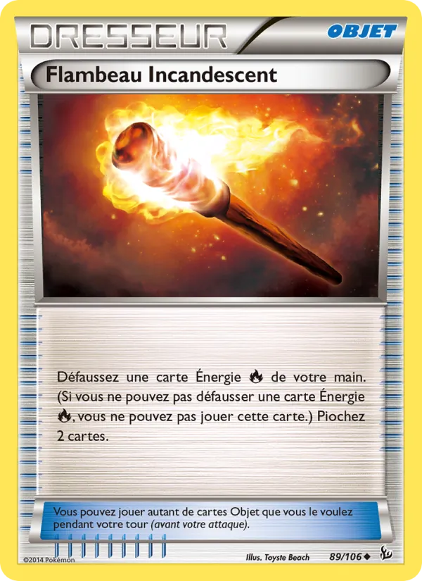 Carte Flambeau Incandescent de l'extension Étincelles, numéro 89/106