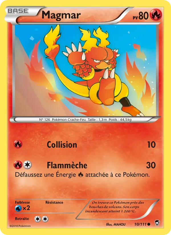 Carte Magmar de l'extension Poings Furieux, numéro 10/111
