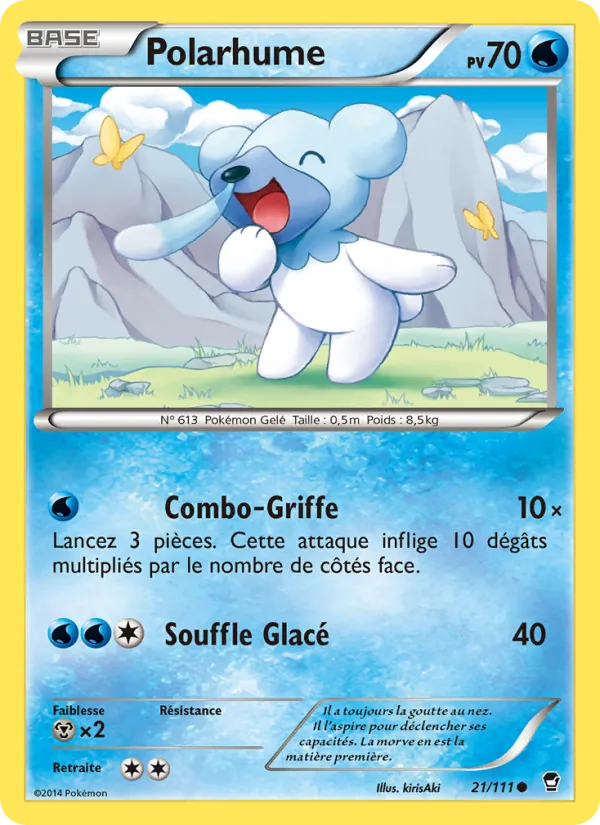 Carte Polarhume de l'extension Poings Furieux, numéro 21/111