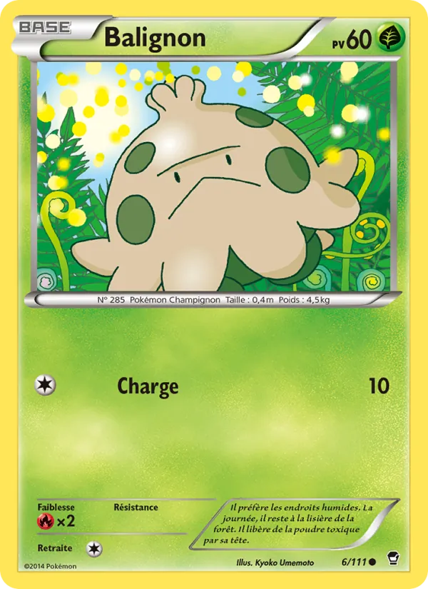 Carte Balignon de l'extension Poings Furieux, numéro 6/111