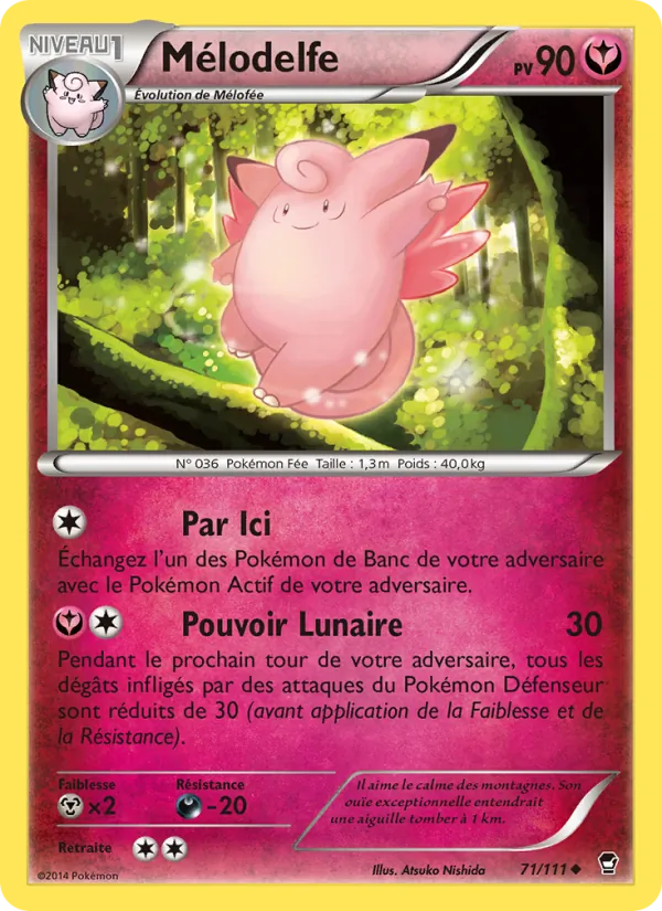 Carte Mélodelfe de l'extension Poings Furieux, numéro 71/111