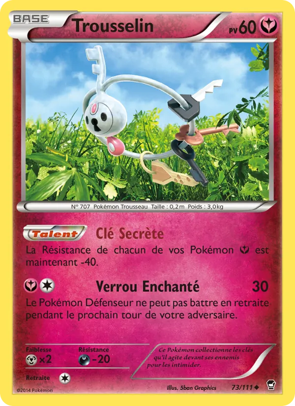 Carte Trousselin de l'extension Poings Furieux, numéro 73/111
