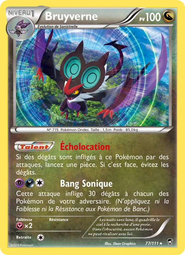 Carte Bruyverne de l'extension Poings Furieux, numéro 77/111