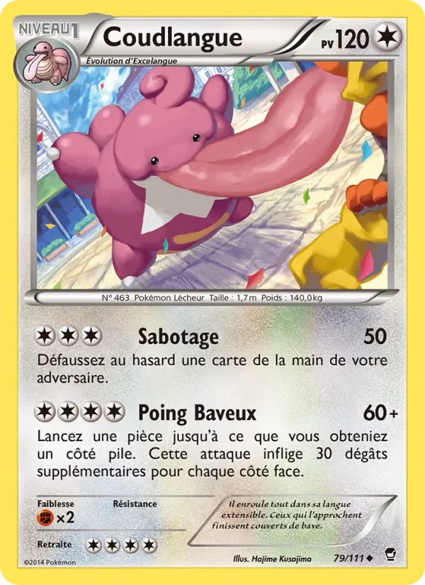 Carte Coudlangue de l'extension Poings Furieux, numéro 79/111