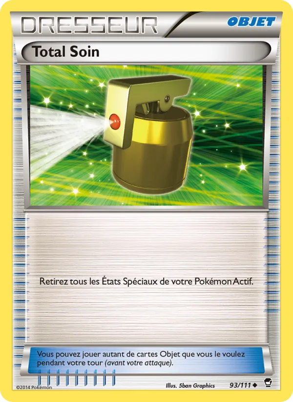 Carte Total Soin de l'extension Poings Furieux, numéro 93/111