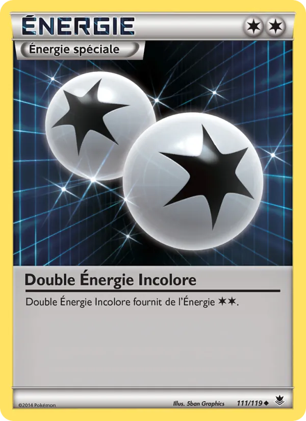 Carte Double Énergie Incolore de l'extension Vigueur Spectrale, numéro 111/119