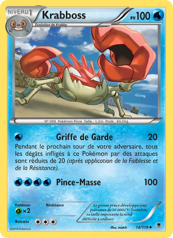 Carte Krabboss de l'extension Vigueur Spectrale, numéro 14/119