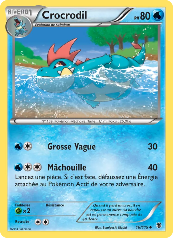 Carte Crocrodil de l'extension Vigueur Spectrale, numéro 16/119