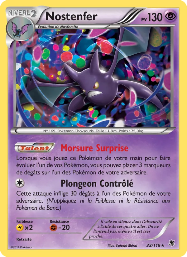 Carte Nostenfer de l'extension Vigueur Spectrale, numéro 33/119