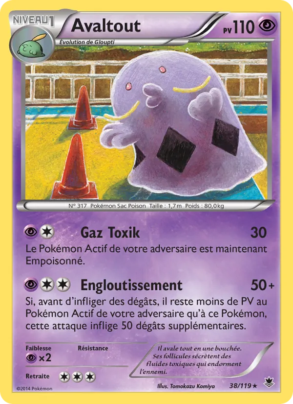 Carte Avaltout de l'extension Vigueur Spectrale, numéro 38/119