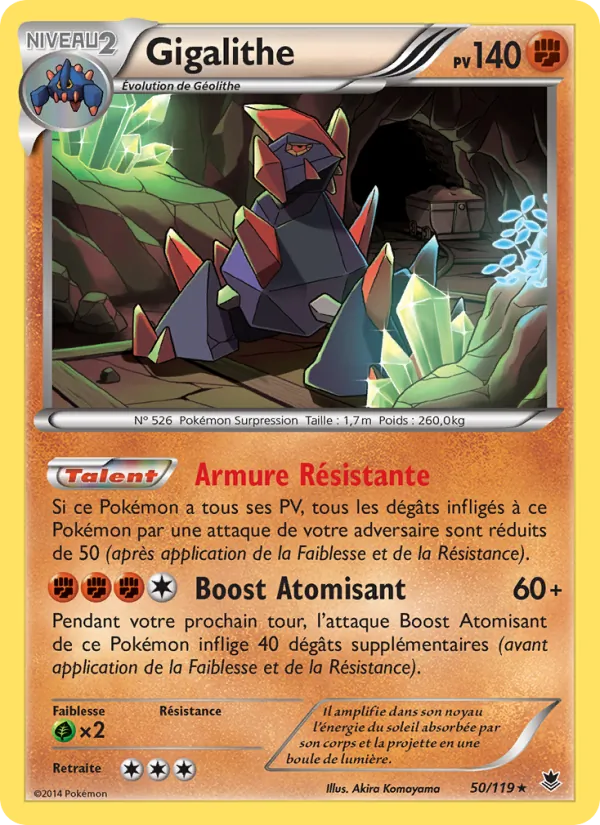 Carte Gigalithe de l'extension Vigueur Spectrale, numéro 50/119