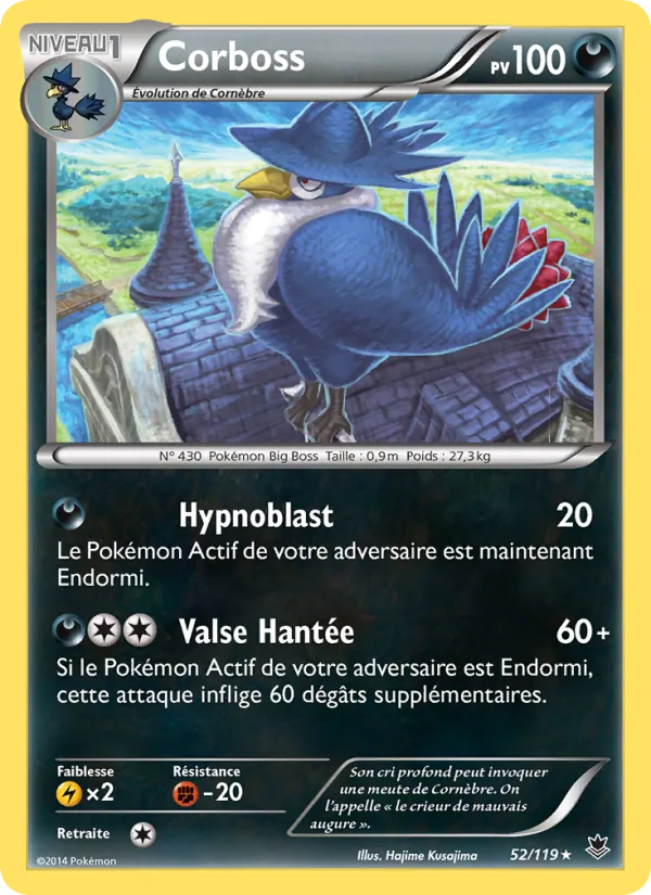 Carte Corboss de l'extension Vigueur Spectrale, numéro 52/119