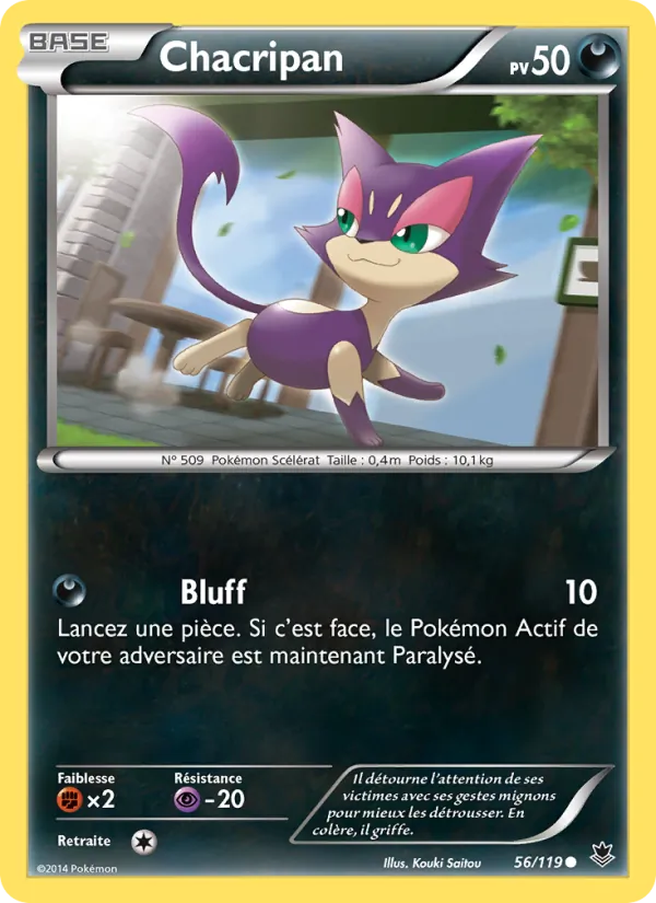 Carte Chacripan de l'extension Vigueur Spectrale, numéro 56/119