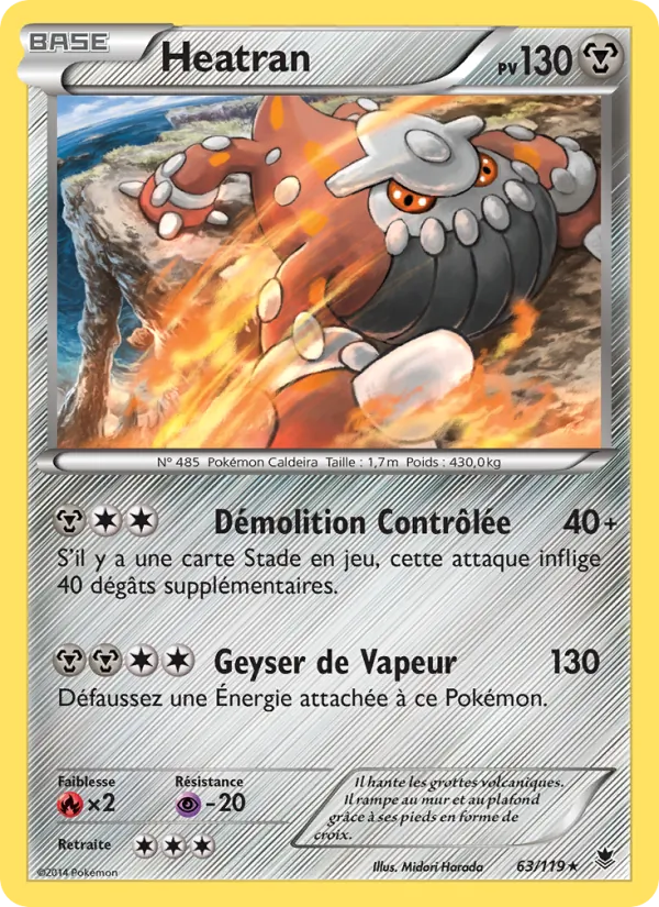 Carte Heatran de l'extension Vigueur Spectrale, numéro 63/119