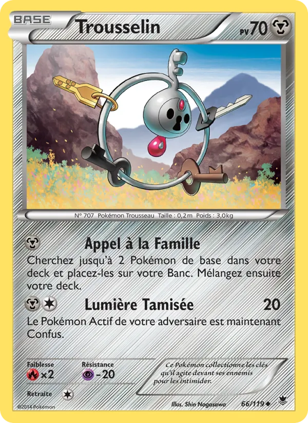 Carte Trousselin de l'extension Vigueur Spectrale, numéro 66/119