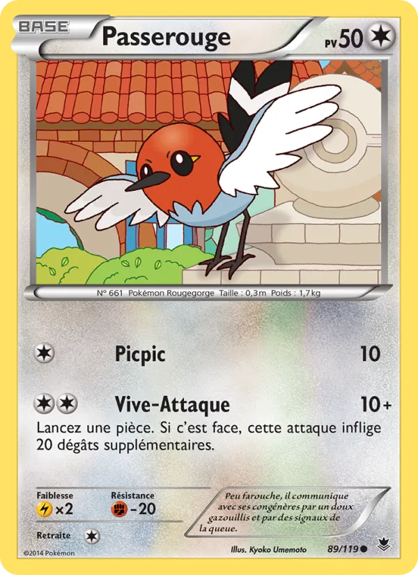 Carte Passerouge de l'extension Vigueur Spectrale, numéro 89/119