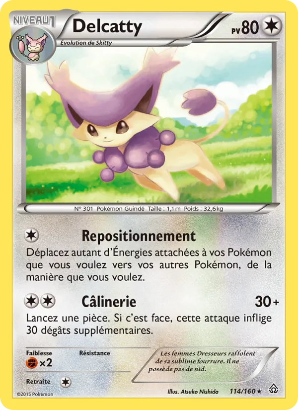 Carte Delcatty de l'extension Primo-Choc, numéro 114/160
