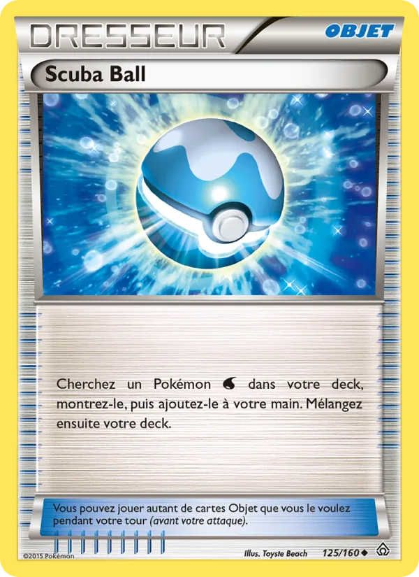 Carte Scuba Ball de l'extension Primo-Choc, numéro 125/160