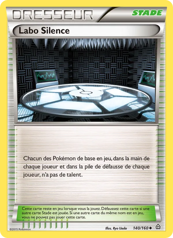 Carte Labo Silence de l'extension Primo-Choc, numéro 140/160