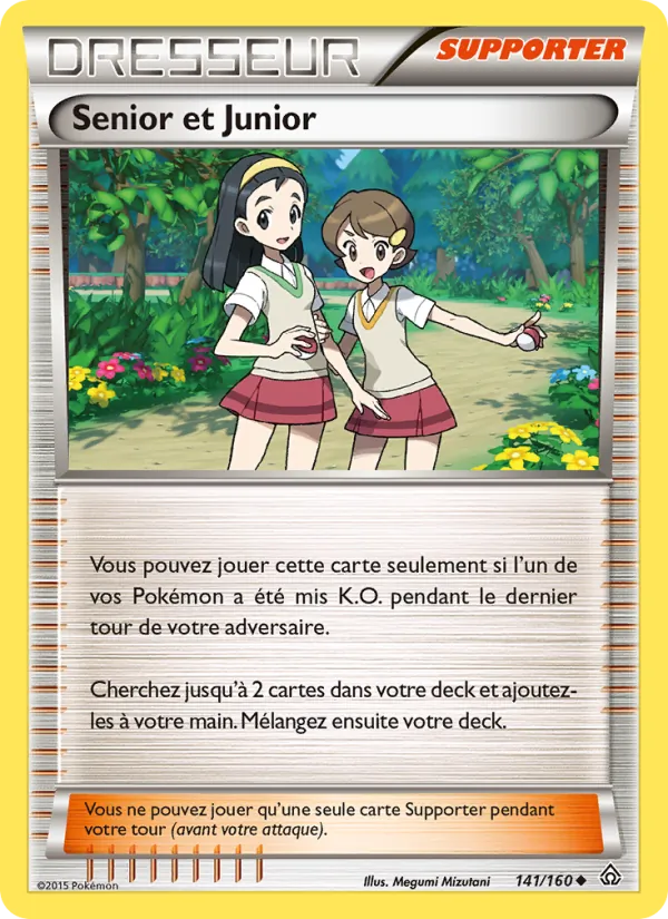 Carte Senior et Junior de l'extension Primo-Choc, numéro 141/160