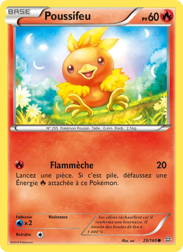 Carte Poussifeu de l'extension Primo-Choc, numéro 25/160