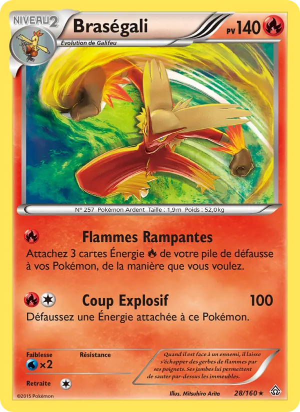 Carte Braségali de l'extension Primo-Choc, numéro 28/160