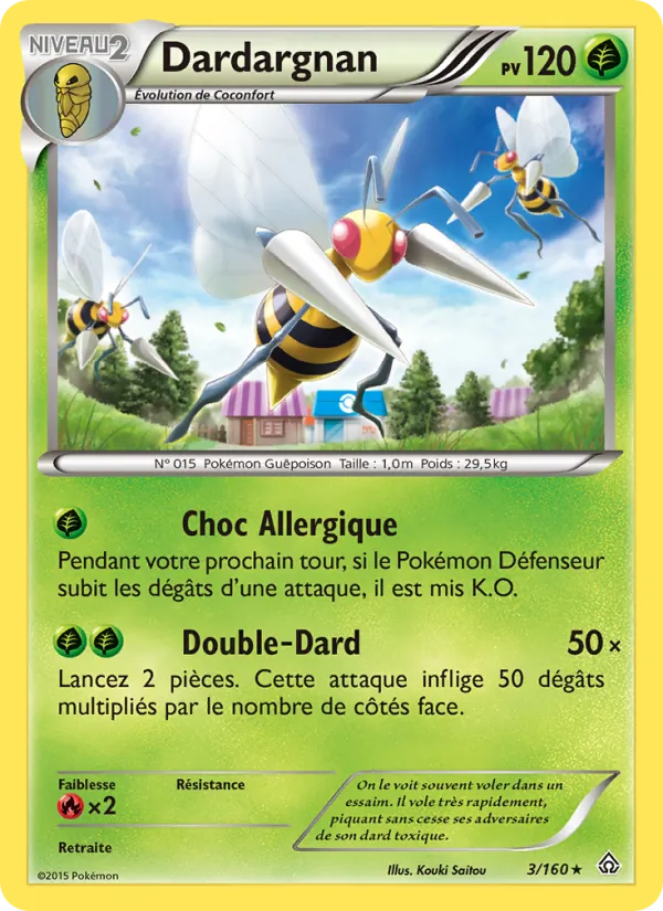 Carte Dardargnan de l'extension Primo-Choc, numéro 3/160