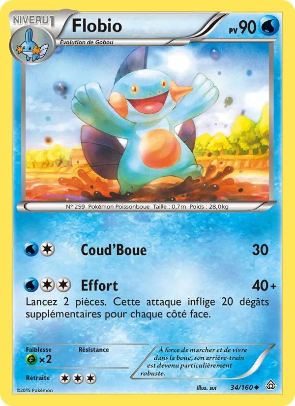 Carte Flobio de l'extension Primo-Choc, numéro 34/160