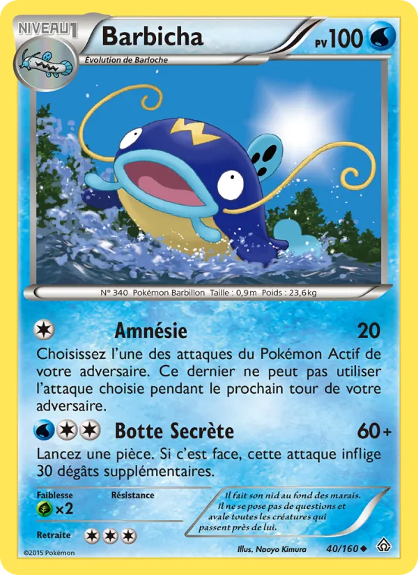 Carte Barbicha de l'extension Primo-Choc, numéro 40/160