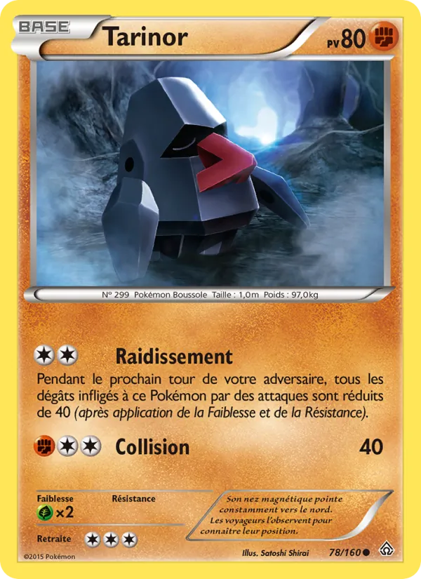 Carte Tarinor de l'extension Primo-Choc, numéro 78/160