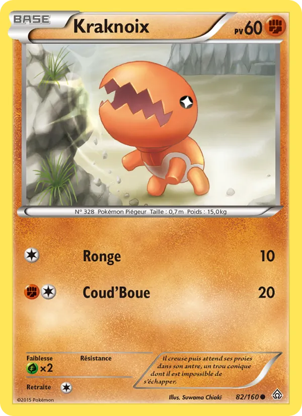 Carte Kraknoix de l'extension Primo-Choc, numéro 82/160