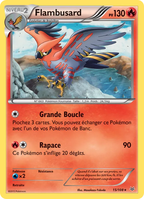 Carte Flambusard de l'extension Ciel Rugissant, numéro 15/108