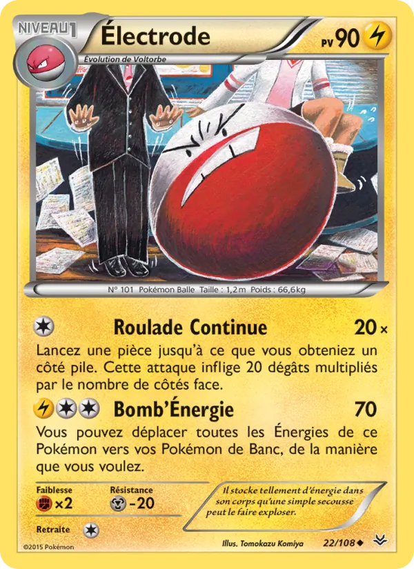 Carte Électrode de l'extension Ciel Rugissant, numéro 22/108
