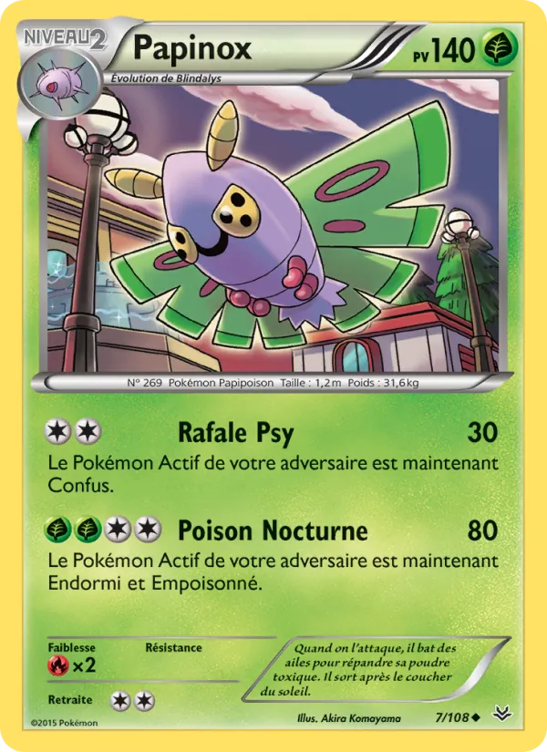 Carte Papinox de l'extension Ciel Rugissant, numéro 7/108