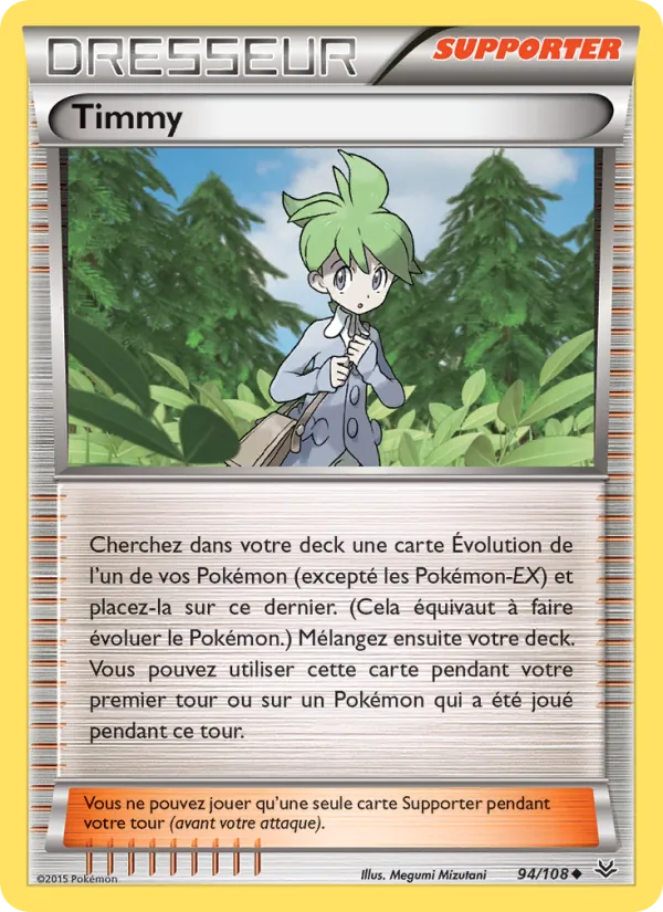 Carte Timmy de l'extension Ciel Rugissant, numéro 94/108