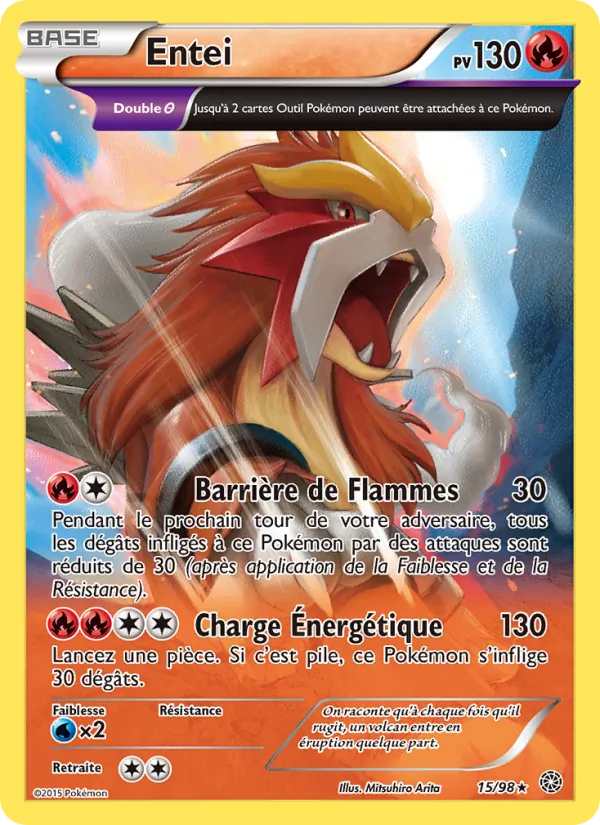 Carte Entei de l'extension Origines Antiques, numéro 15/98