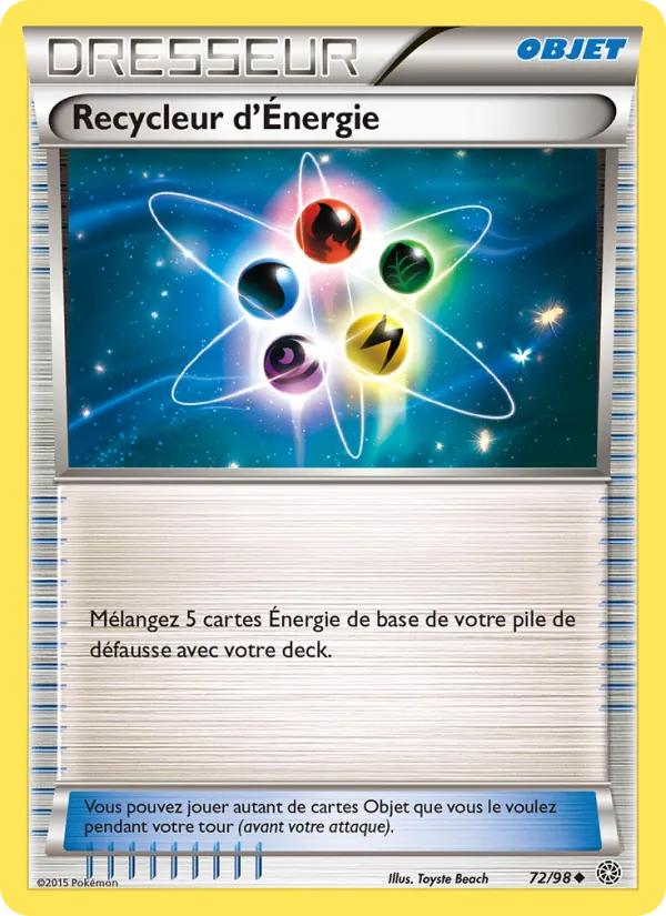 Carte Recycleur d'Énergie de l'extension Origines Antiques, numéro 72/98