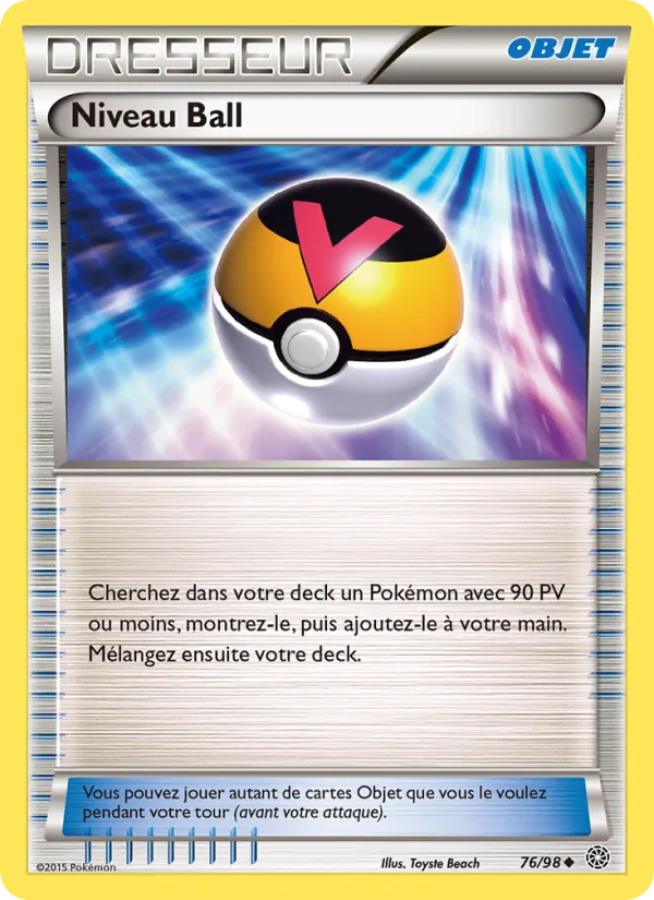 Carte Niveau Ball de l'extension Origines Antiques, numéro 76/98
