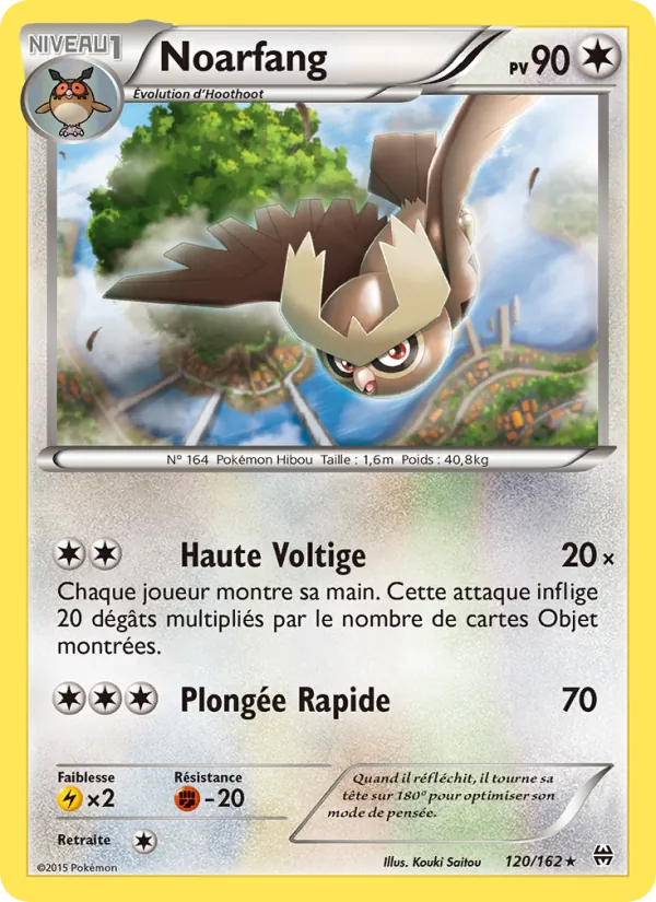 Carte Noarfang de l'extension Impulsion Turbo, numéro 120/162