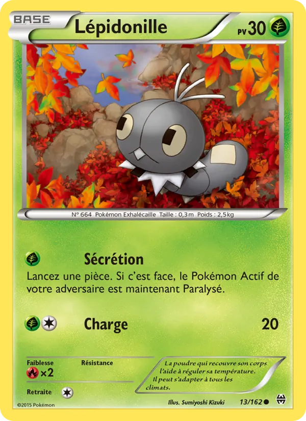 Carte Lépidonille de l'extension Impulsion Turbo, numéro 13/162